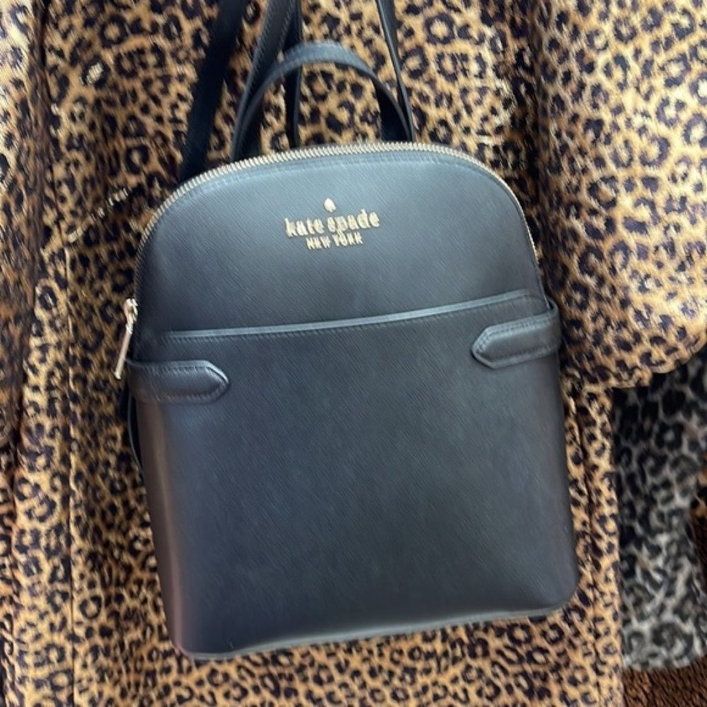 Kate Spade Staci Dome Backpack Black - Picture 16 of 16